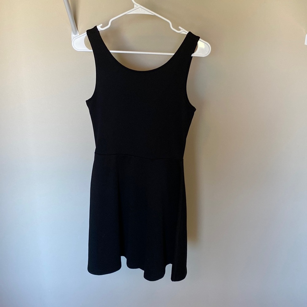 🔴Black skater dress